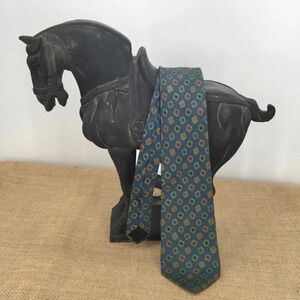 Fendi Vintage Men’s Blue Silk Tie